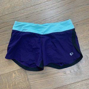 Pearl Izumi Lined Running Shorts Purple and Blue